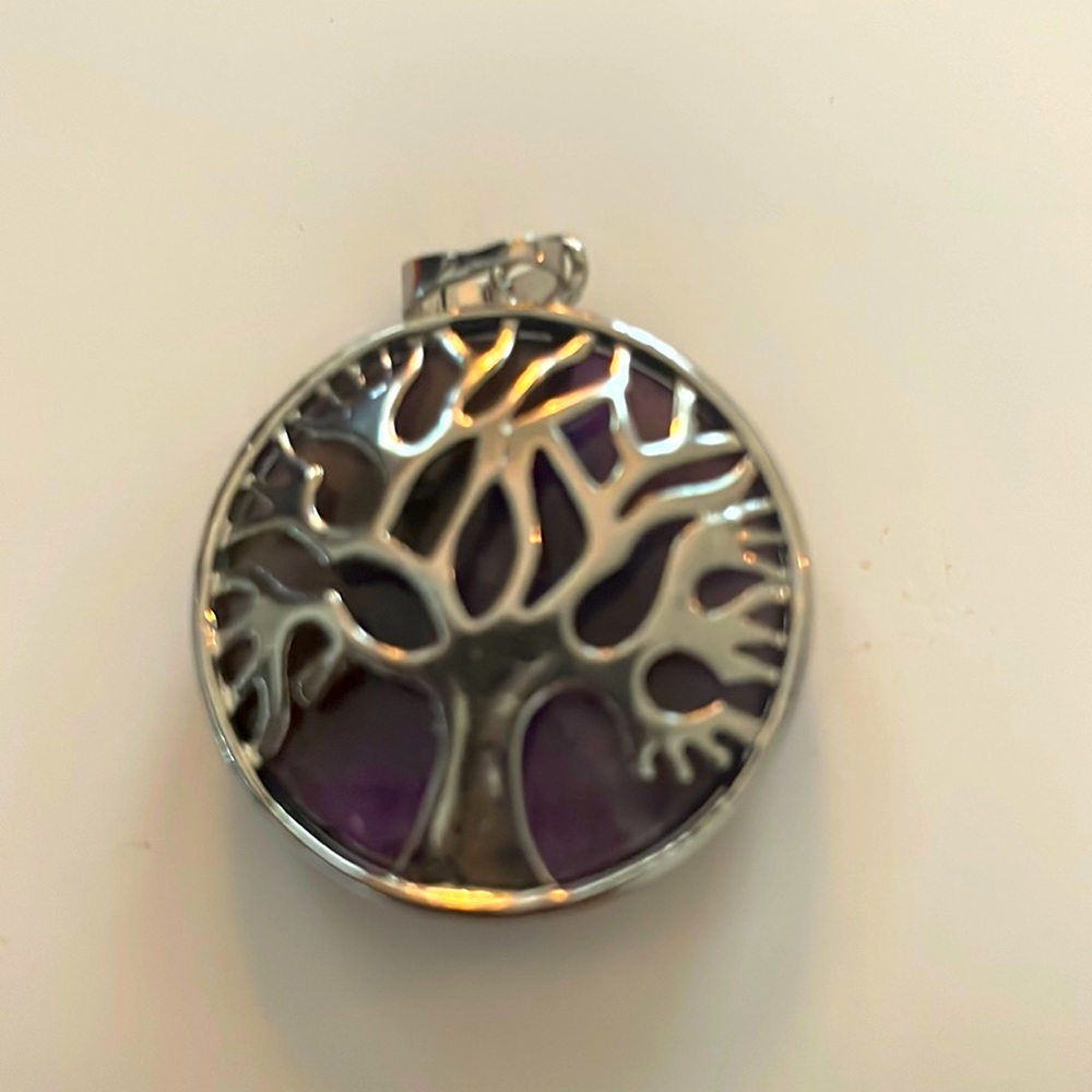 Amethyst Tree of Life Pendant NEW